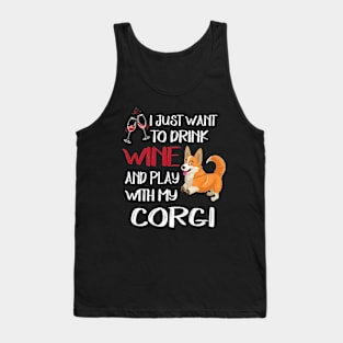 I Want Just Want To Drink Wine (10) Tank Top